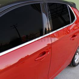S-Dizayn Opel Corsa F Krom Cam Çıtası 6 Prç. 2019 Üzeri
