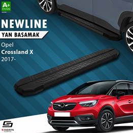 S-Dizayn Opel Crossland X NewLine Siyah Yan Basamak 173 Cm 2017 Üzeri A+ Kalite