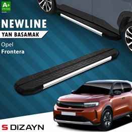 S-Dizayn Opel Frontera NewLine Krom Yan Basamak 183 Cm 2024 Üzeri A+ Kalite