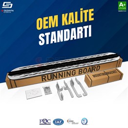 S-Dizayn Opel Frontera OEM Still Pro V2 Aluminyum Yan Basamak 183 Cm 2024 Üzeri A+ Kalite