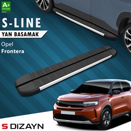S-Dizayn Opel Frontera S-Line Aluminyum Yan Basamak 183 Cm 2024 Üzeri A+ Kalite