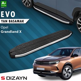 S-Dizayn Opel Grandland 2 Elektrikli Evo Krom Yan Basamak 193 Cm 2024 Üzeri A+ Kalite