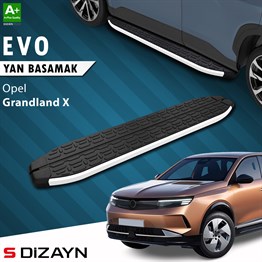 S-Dizayn Opel Grandland 2 Elektrikli Evo Aluminyum Yan Basamak 193 Cm 2024 Üzeri A+ Kalite