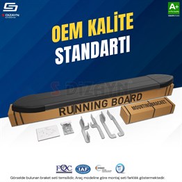 S-Dizayn Opel Grandland 2 Elektrikli Skyline Siyah Yan Basamak 193 Cm 2024 Üzeri A+ Kalite