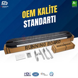S-Dizayn Opel Grandland 2 Hybrid Benzinli NewLine Krom Yan Basamak 193 Cm 2024 Üzeri A+ Kalite