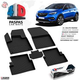 S-Dizayn Opel Grandland X 4D Havuzlu Paspas 2017-2024