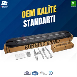 S-Dizayn Opel Grandland X Makyajlı Hybrid NewLine Siyah Yan Basamak 183 Cm 2021-2024 A+ Kalite