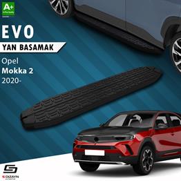 S-Dizayn Opel Mokka 2 Evo Siyah Yan Basamak 173 Cm 2020 Üzeri A+ Kalite