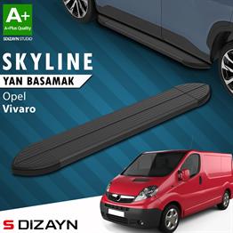 Opel Vivaro A Kısa Şase Skyline Siyah Yan Basamak 223 Cm 2001-2014 A+ Kalite