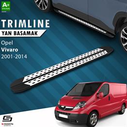 S-Dizayn Opel Vivaro A Kısa Şase TrimLine Gri Yan Basamak 230 Cm 2001-2014 A+ Kalite