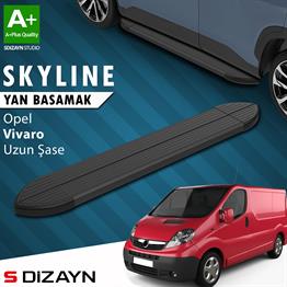 Opel Vivaro A Uzun Şase Skyline Siyah Yan Basamak 263 Cm 2001-2014 A+ Kalite