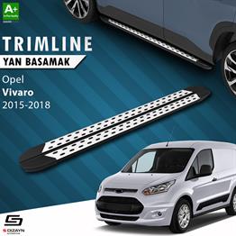 S-Dizayn Opel Vivaro B Kısa Şase TrimLine Gri Yan Basamak 230 Cm 2015-2018 A+ Kalite