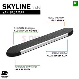 Opel Zafira Life Skyline Aluminyum Yan Basamak 243 Cm 2020 Üzeri A+ Kalite