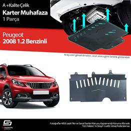 S-Dizayn Peugeot 2008 1.2 Benzin Çelik Karter Muhafaza Koruma 2017 Üzeri A+ Kalite