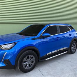 S-Dizayn Peugeot 2008 2 Krom Cam Çerçevesi 12 Prç 2020-2023 A+ Kalite