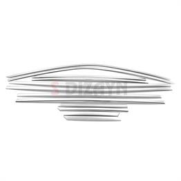 S-Dizayn Peugeot 2008 2 Krom Cam Çerçevesi 12 Prç 2020-2023 A+ Kalite