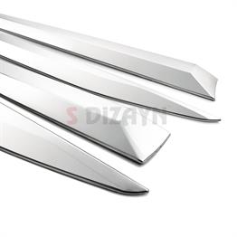 S-Dizayn Peugeot 2008 2 Krom Yan Kapı Çıtası 4 Prç 2020-2023