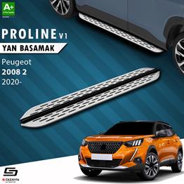 S-Dizayn Peugeot 2008 2 OEM Still Pro V1 Aluminyum Yan Basamak 183 Cm 2020 Üzeri A+ Kalite