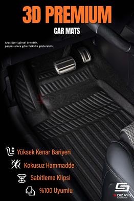 S-Dizayn Peugeot 2008 3D Pro Havuzlu Paspas ve Üst Bagaj Havuzu Seti (2li SET)  2019-2023 A+ Kalite