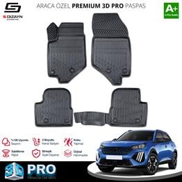 S-Dizayn Peugeot 2008 Elektrikli 3D Pro Havuzlu Paspas 2022 Üzeri A+ Kalite