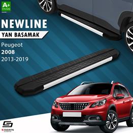 S-Dizayn Peugeot 2008 NewLine Aluminyum Yan Basamak 173 Cm 2013-2019 A+ Kalite