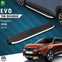 S-Dizayn Peugeot 3008 2 Evo Aluminyum Yan Basamak 183 Cm 2016-2023 A+ Kalite