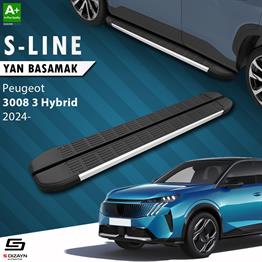 Peugeot 3008 3 Hybrid S-Line Aluminyum Yan Basamak 183 Cm 2024 Üzeri A+ Kalite