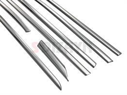 S-Dizayn Peugeot 3008 Krom Cam Çıtası 8 Prç. 2016-2023