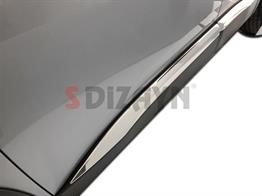 S-Dizayn Peugeot 3008 Krom Yan Kapı Çıtası 4 Prç. 2016-2023