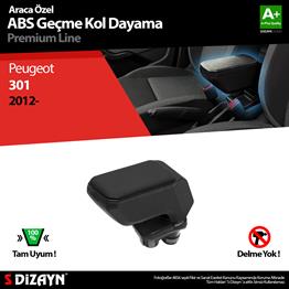S-Dizayn Peugeot 301 Kol Dayama Kolçak Geçmeli ABS Siyah 2012-2017 A+Kalite