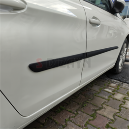 S-Dizayn Peugeot 308 ABS Plastik Yan Kapı Koruma Çıtası 2015 Üzeri A+ Kalite