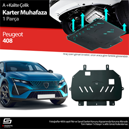 S-Dizayn Peugeot 408 Çelik Karter Muhafaza Koruma 2023 Üzeri A+ Kalite