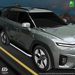 S-Dizayn Peugeot 5008 2 Evo Aluminyum Yan Basamak 203 Cm 2017-2023 A+ Kalite