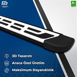 S-Dizayn Peugeot 5008 3 Elektrikli S-Plus Gri Yan Basamak 203 Cm 2024 Üzeri A+ Kalite