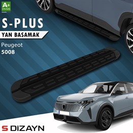 S-Dizayn Peugeot 5008 3 Elektrikli S-Plus Siyah Yan Basamak 203 Cm 2024 Üzeri A+ Kalite