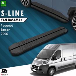 Peugeot Boxer 3 Kısa Şase S-Line Siyah Yan Basamak 203 Cm 2006 Üzeri A+ Kalite
