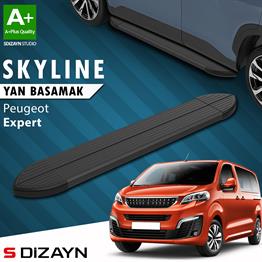 Peugeot Expert 3 Kısa Şase Skyline Siyah Yan Basamak 213 Cm 2016 Üzeri A+ Kalite