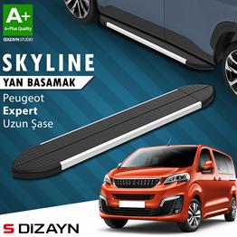Peugeot Expert 3 Uzun Şase Skyline Aluminyum Yan Basamak 243 Cm 2016 Üzeri A+ Kalite