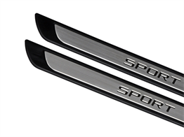 S-Dizayn Peugeot Partner 3 Krom Kapı Eşik Koruması Sport Line 2018 Üzeri 2 Parça