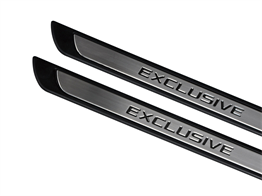 S-Dizayn Peugeot Partner 3 Krom Kapı Eşik Koruması Exclusive Line 2018 Üzeri 2 Parça
