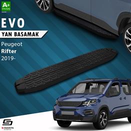 Peugeot Rifter Evo Siyah Yan Basamak 203 Cm 2019 Üzeri A+ Kalite