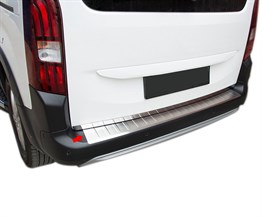 S-Dizayn Peugeot Rifter Krom Arka Tampon Eşiği 2019 Üzeri