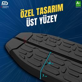 Renault Captur Evo Siyah Yan Basamak 173 Cm 2013-2020 A+ Kalite