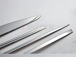 S-Dizayn Renault Clio 4 HB Krom Yan Kapı Çıtası 4 Prç. 2012-2019