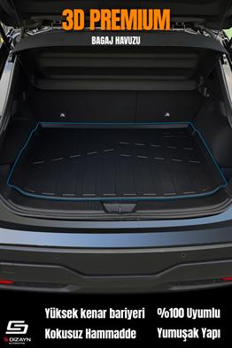 S-Dizayn Renault Clio 5 3D Pro Havuzlu Paspas ve Bagaj Havuzu Seti (2li SET) 2019-2026 A+ Kalite