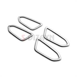 S-Dizayn Renault Clio 5 Krom İç Kapı Kolu Çerçevesi 4 Prç. 2019 Üzeri (Mat Krom)