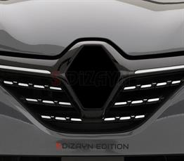 S-Dizayn Renault Clio 5 Krom Ön Alt Panjur 6 Prç. 2019 Üzeri