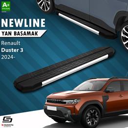 S-Dizayn Renault Duster 3 NewLine Krom Yan Basamak 183 Cm 2024 Üzeri A+ Kalite