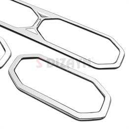 S-Dizayn Renault Duster Krom Havalandırma Çerçevesi 3 Prç. 2024 Üzeri (Mat Krom) A+ Kalite