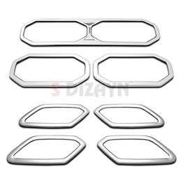 S-Dizayn Renault Duster Krom Havalandırma ve İç Kapı Kolu Çerçevesi 7 Prç. 2024 Üzeri (Mat Krom) A+ Kalite